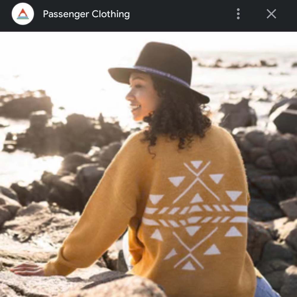 NWT PASSENGER WEST COAST KNITTED JUMPER (sweater)